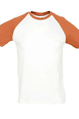 SOL'S 11190 - Funky T Shirt Uomo Bicolore Manica Corta A Raglan