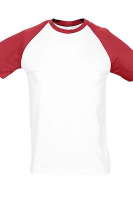 SOL'S 11190 - Funky Tee Shirt Homme Bicolore Manches Raglan