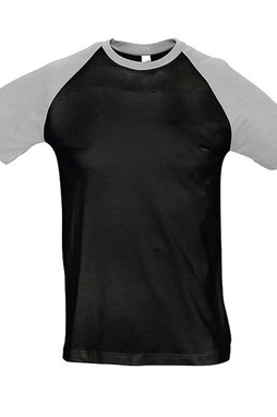 SOLS 11190 - Herre tofarvet funky T-shirt