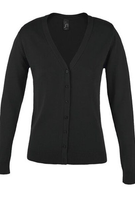 SOL'S 90012 - Cardigan med V-udskæring i knapper, gylden