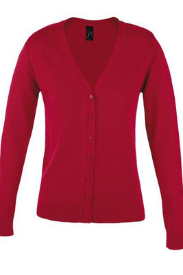 SOL'S 90012 - Golden Women V Neck Knitted Cardigan
