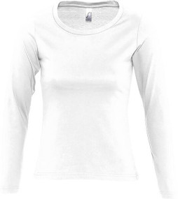 SOLS 11425 - MAJESTIC Womens Round Neck Long Sleeve T Shirt