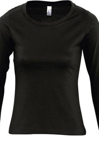 SOLS 11425 - MAJESTIC Womens Round Neck Long Sleeve T Shirt