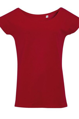 SOLS 11398 - MARYLIN Womens Short Sleeve Long Kimono T Shirt