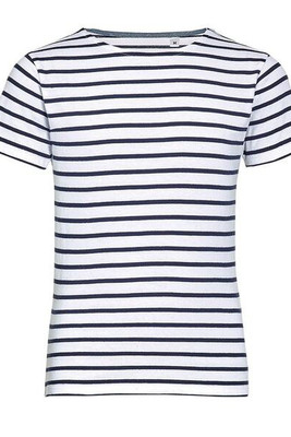 SOL'S 01400 - MILES KIDS Kids' Round Neck Striped T Shirt
