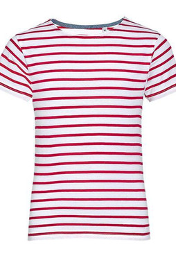 SOLS 01400 - MILES KIDS Kids Round Neck Striped T Shirt