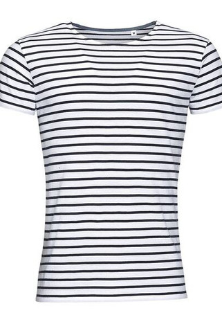 SOLS 01398 - MILES MEN Round Neck Striped T Shirt