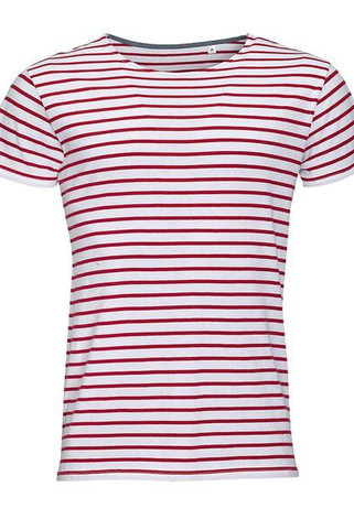 SOLS 01398 - MILES MEN Round Neck Striped T Shirt