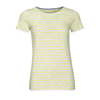 SOLS 01399 - Womens Round Neck Striped T-Shirt Miles