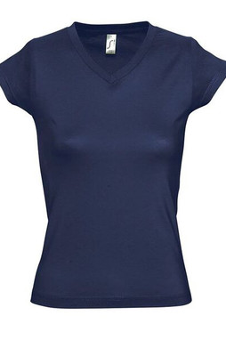 SOLS 11388 - MOON T Shirt Donna Scollo A "V"