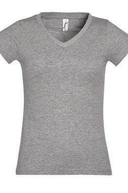 SOLS 11388 - Kvindet-shirt "V" krave MOON
