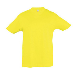 T-shirt Fille Nutmeg – Rayures Jaunes – Coton – Taille 4-5 Ans – Très Bon état