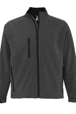 SOLS 46600 - Herre Relax Softshell -jakke med lynlås