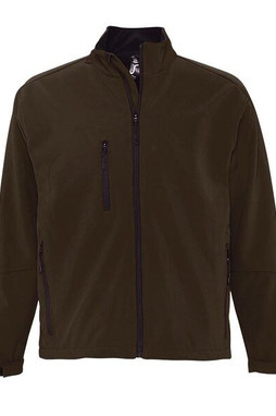 SOLS 46600 - RELAX Heren Jas Met Ritssluiting Softshell