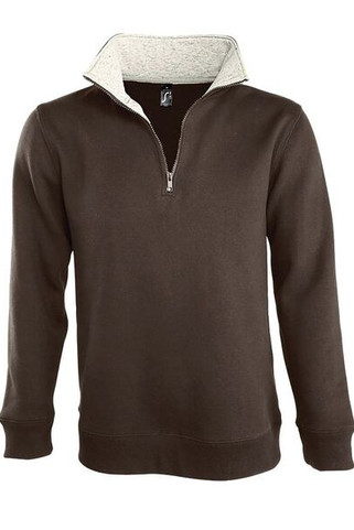 SOLS 47300 - SCOTT Mens Trucker Neck Sweatshirt (1/4 Zip)