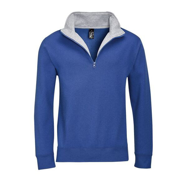 SOL'S 47300 - SCOTT Men's Trucker Neck Sweatshirt (1/4 Zip)