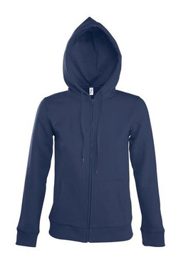 SOLS 47900 - SEVEN WOMEN Veste Zippée Femme à Capuche Doublée