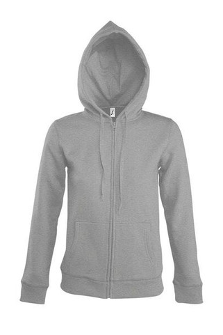 SOLS 47900 - SEVEN WOMEN Veste Zippée Femme à Capuche Doublée