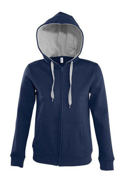 SOLS 47100 - Veste Femme Bicolore avec Capuche Doublée Confort