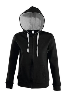 SOL'S 47100 - SOUL WOMEN Felpa Donna Con Cappuccio Foderato A Contrasto