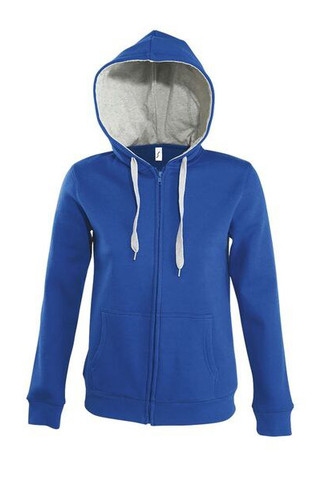 SOLS 47100 - SOUL WOMEN Contrasted Jacket With Lined Hood