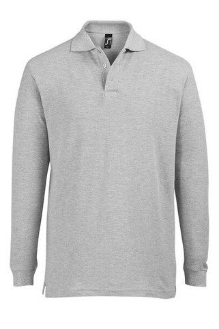 SOLS 11328 - Élégance Classique Polo Homme à Manches Longues