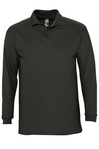 SOLS 11353 - Herren Poloshirt Langarm Winter II