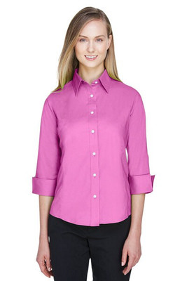 Devon & Jones DP625W - Ladies Three-Quarter Sleeve Stretch Poplin Blouse