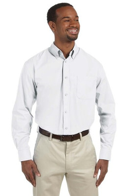 Harriton M510 - Men's 3.1 oz. Essential Poplin