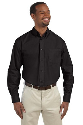 Harriton M510 - Men's 3.1 oz. Essential Poplin