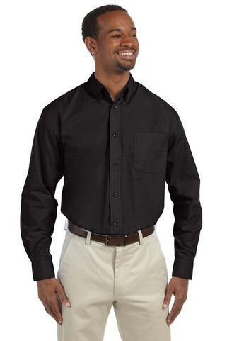 Harriton M510 - Mens 3.1 oz. Essential Poplin