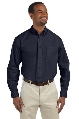 Harriton M510 - Men's 3.1 oz. Essential Poplin