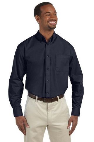Harriton M510 - Mens 3.1 oz. Essential Poplin
