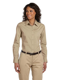 Harriton M510W - Chemise Femmes 3.1 Oz. Popeline essentielle