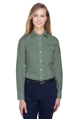 Devon & Jones D620W - Chemise Collection Crown - Dames - Tissu large solide