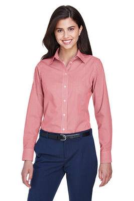 Devon & Jones D640W - T-Shirt Collection Crown - Dames - carreaux vichy