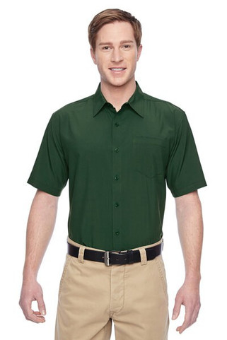 Harriton M610S - Mens Paradise Short-Sleeve Performance Shirt