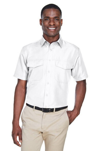 Harriton M580 - Mens Key West Short-Sleeve Performance Staff Shirt