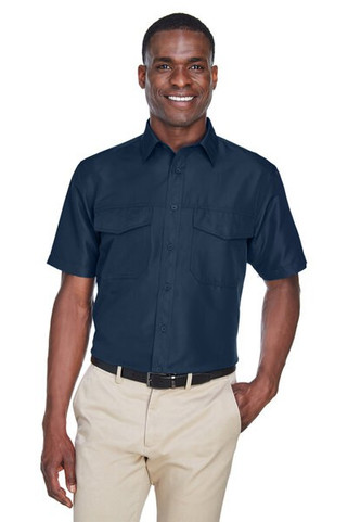 Harriton M580 - Mens Key West Short-Sleeve Performance Staff Shirt
