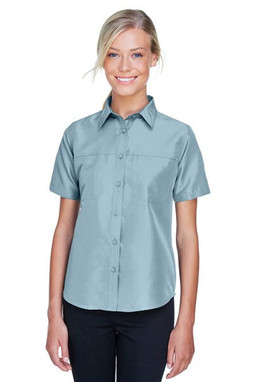 Harriton M580W - Ladies Key West Short-Sleeve Performance Staff Shirt