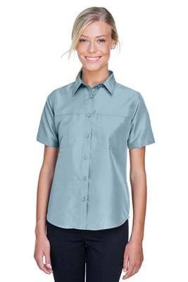 Harriton M580W - Ladies Key West Short-Sleeve Performance Staff Shirt
