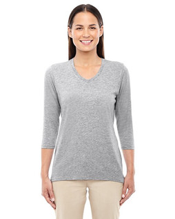 Devon & Jones DP184W - T-Shirt Top col V longueur bracelet pour femmes Perfect Fit