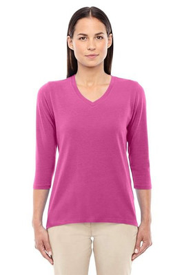 Devon & Jones DP184W - Ladies Perfect Fit Bracelet Length V-Neck Top