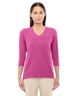 Devon & Jones DP184W - Ladies Perfect Fit Bracelet Length V-Neck Top