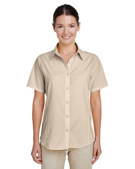 Harriton M610SW - Chemise Performance à manches courtes Ladies Paradise