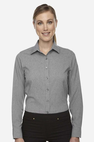 Ash City North End Sport Blue 78802 - Ladies Mélange Performance Shirt