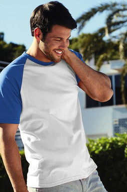 Fruit of the Loom 61-026-0 - Classic Cotton Raglan Baseball Tee