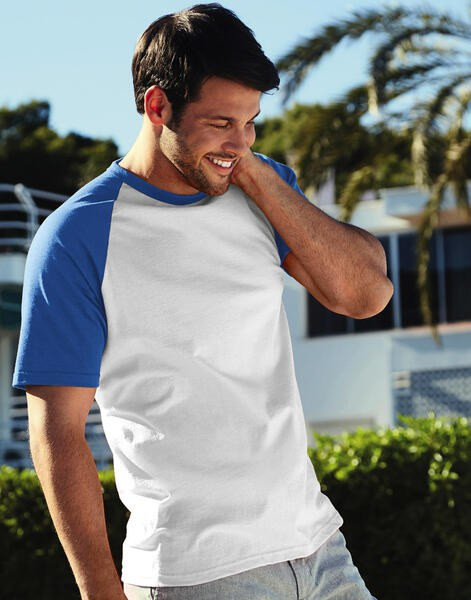 Fruit of the Loom 61-026-0 - Classic Cotton Raglan Baseball Tee