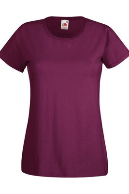 Fruit of the Loom 61-372-0 - Women's 100% Cotton Lady-Fit T-Shirt