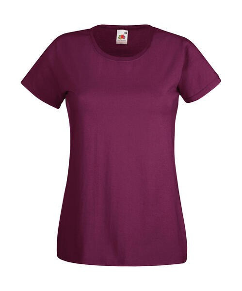 Fruit of the Loom 61-372-0 - Women's 100% Cotton Lady-Fit T-Shirt